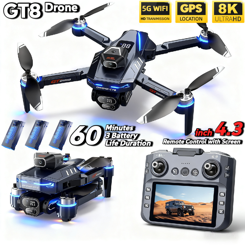 Drone Photogrammetry - For Genuine GT8 Drone 4K Professional