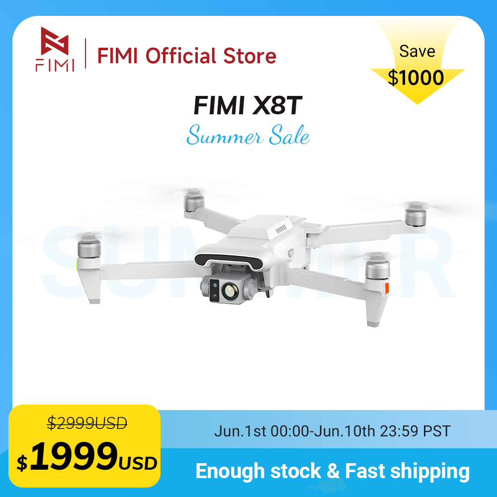 Drone Thermal Imaging - FIMI X8T Drone Thermal Infrared Lens
