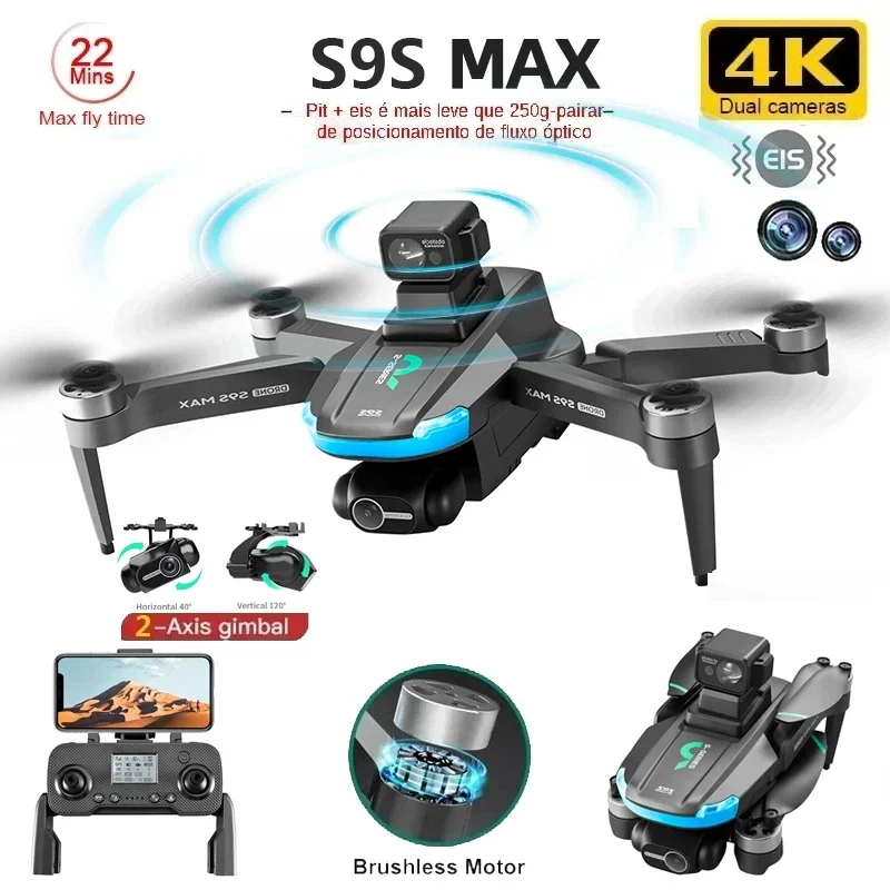 NEW S9S MAX MINI Drone 4K 2-Ax - Drone Cinematic 리뷰 및 가격