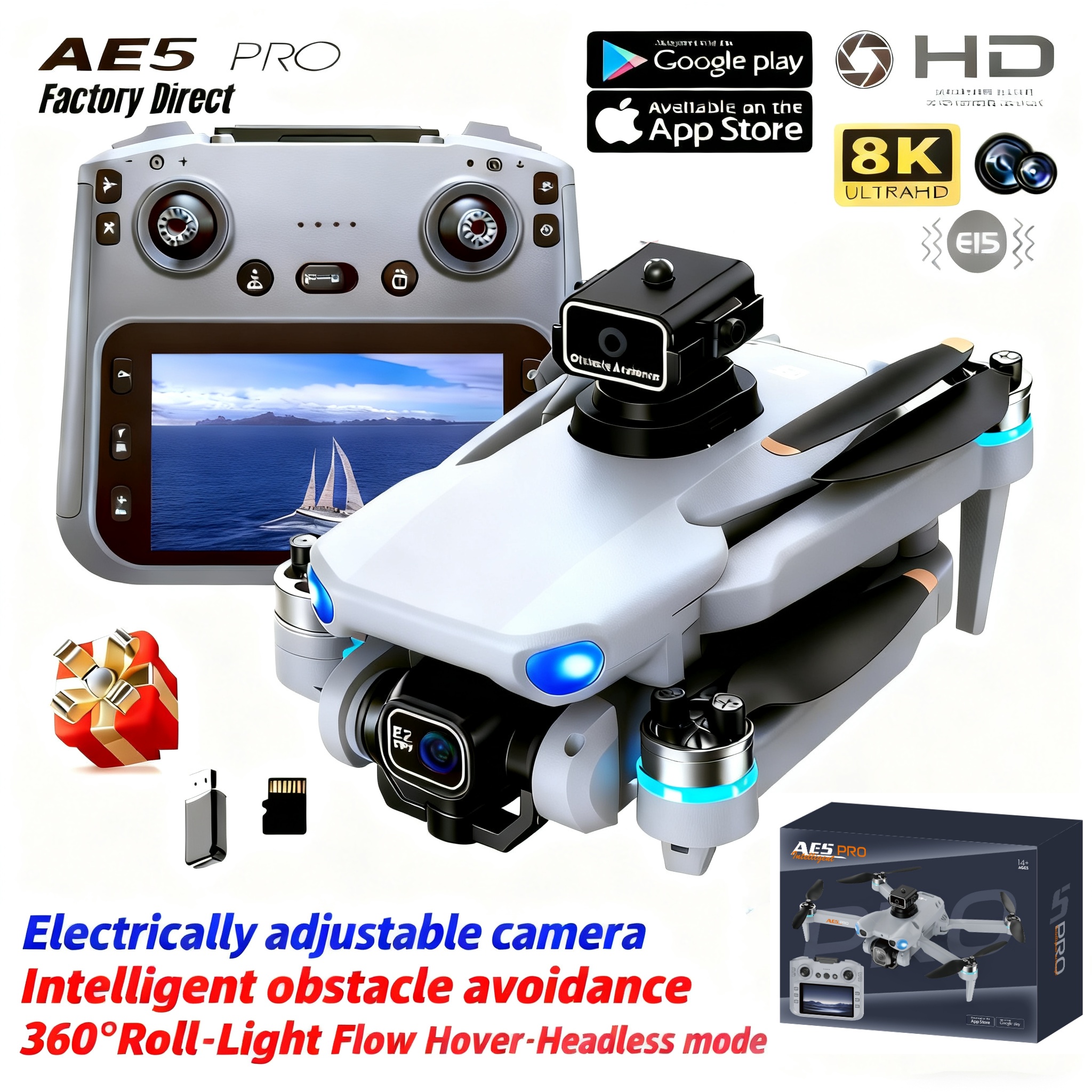 2026 New AE5 Pro Drone 8K HD 4 - Drone Photogrammetry 리뷰 및 가격