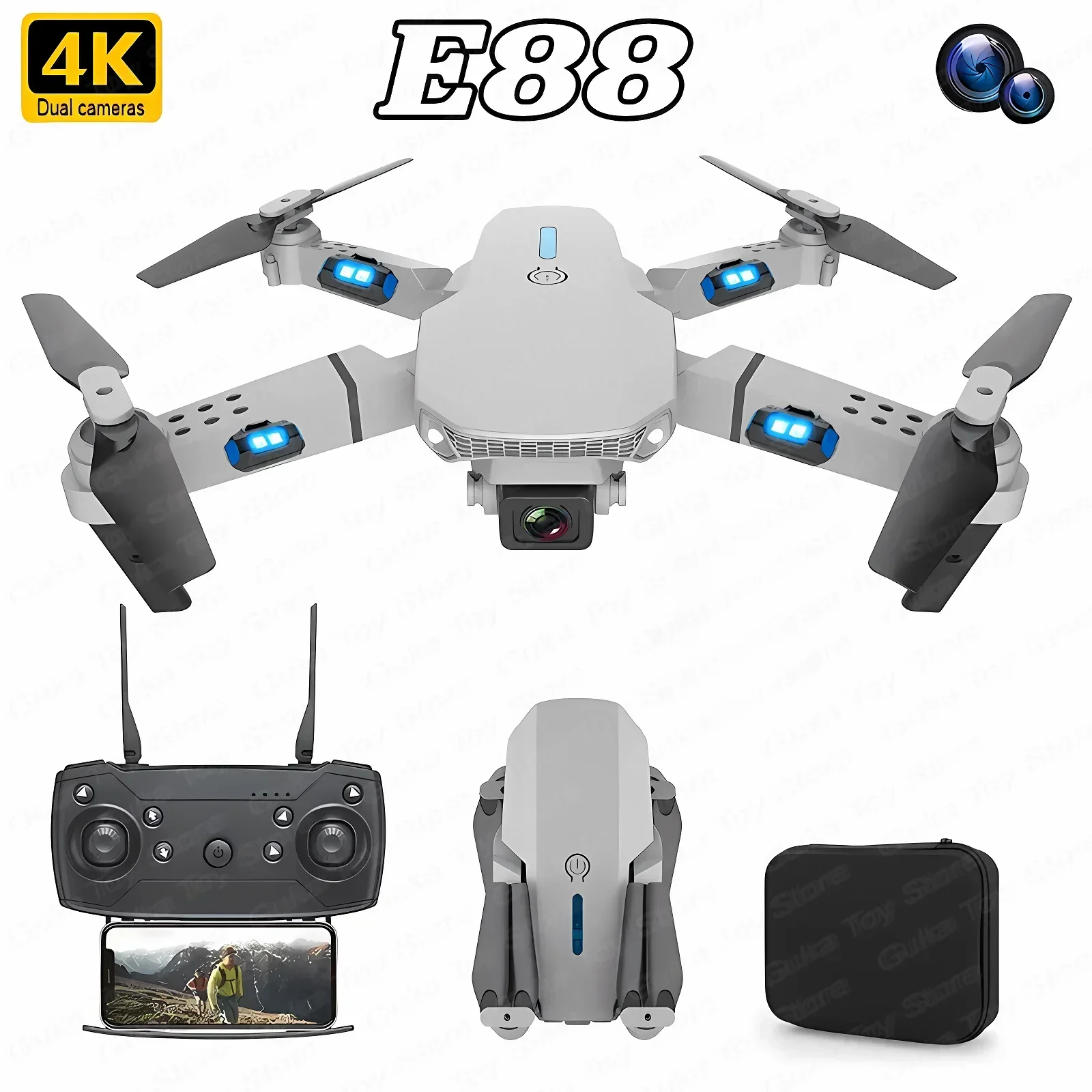 E88 Pro WIFI FPV Drone Wide An - Drone Cinematic 리뷰 및 가격