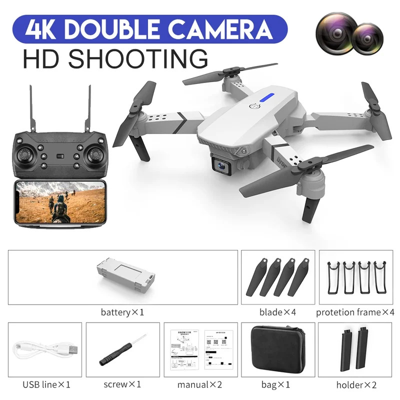 E88 ProIntelligent Folding Dro - Drone Cinematic 리뷰 및 가격