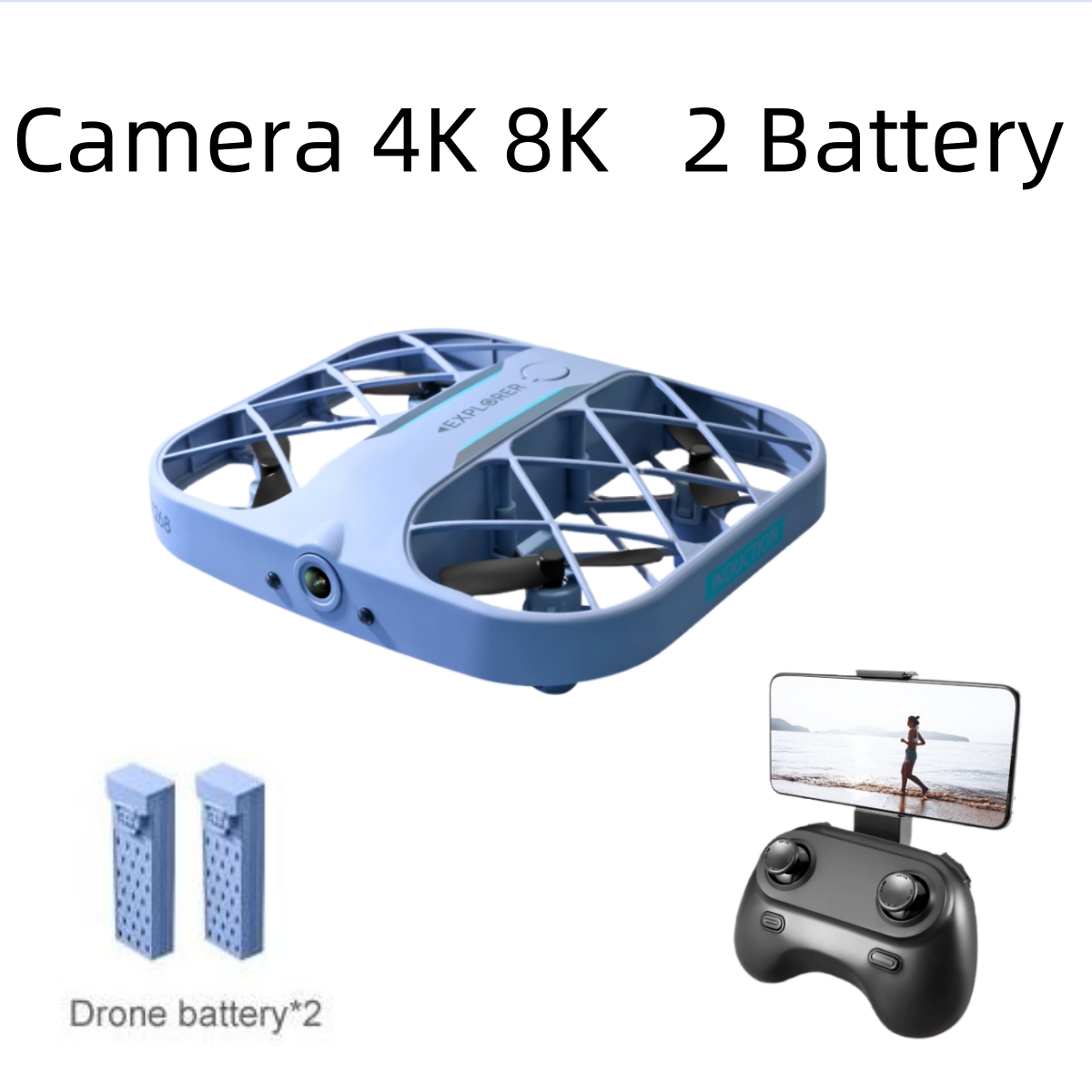 JJRC H107 FPV RC Drone with 2  - Drone Cinematic 리뷰 및 가격