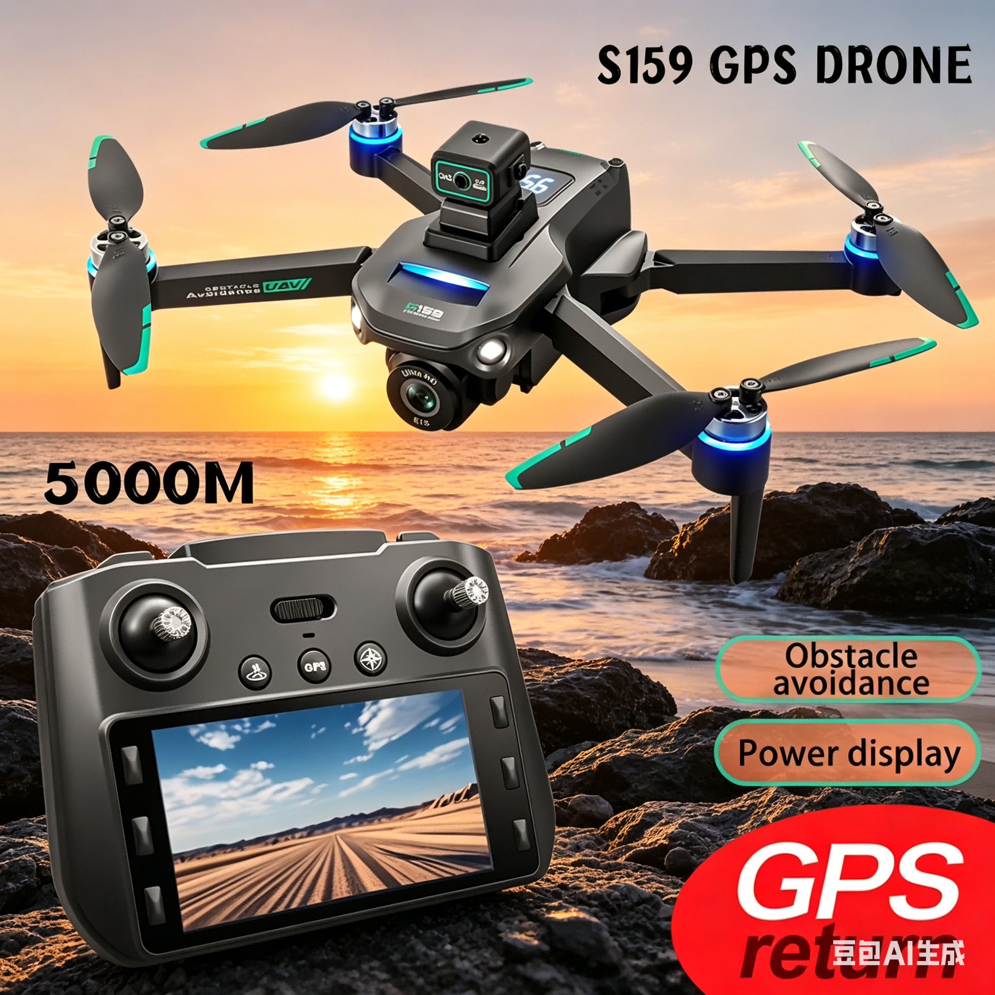 S159 GPS Drone 4K Profesional  - Drone Lidar 리뷰 및 가격