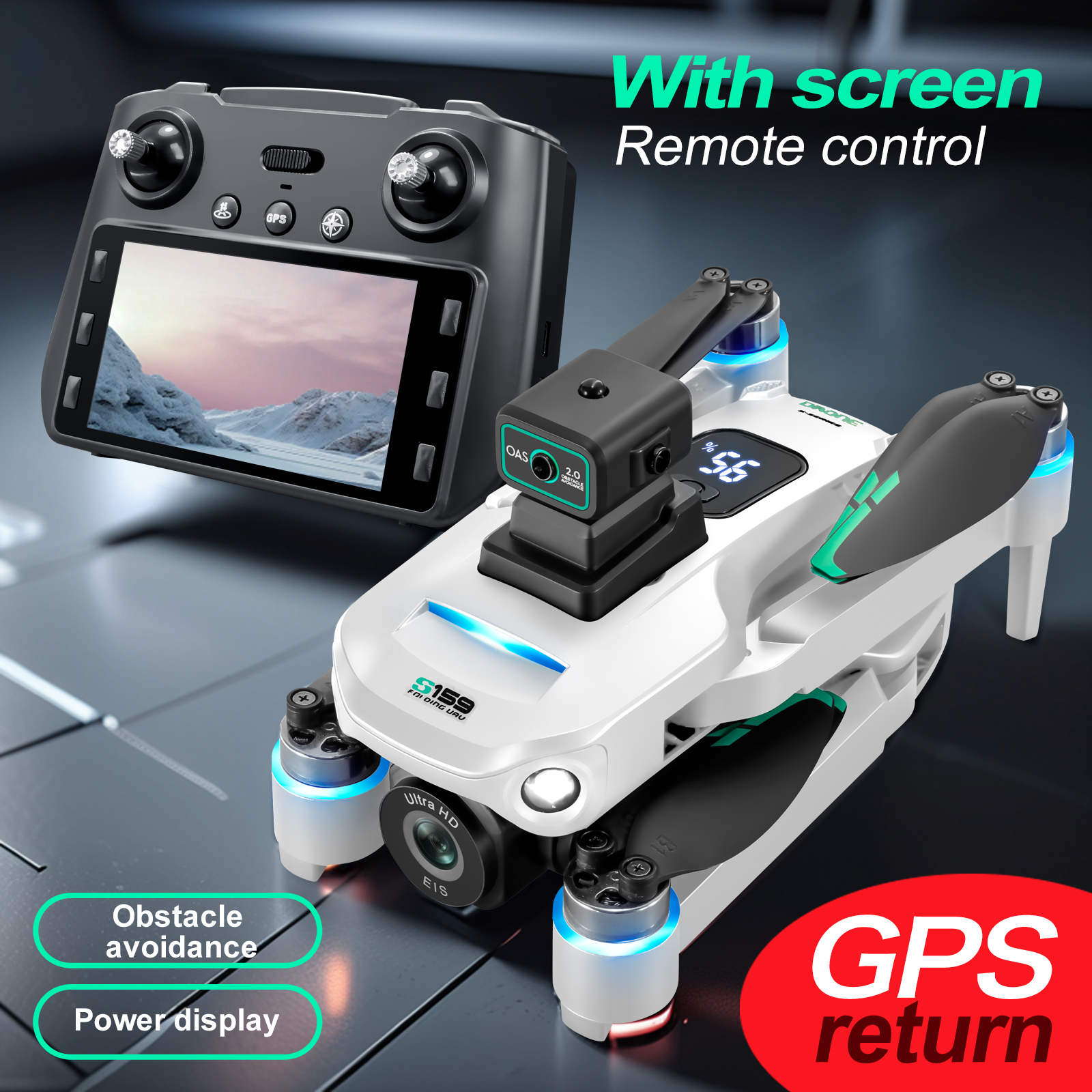 S159 GPS Drone 4K Profesional  - Drone Lidar 리뷰 및 가격